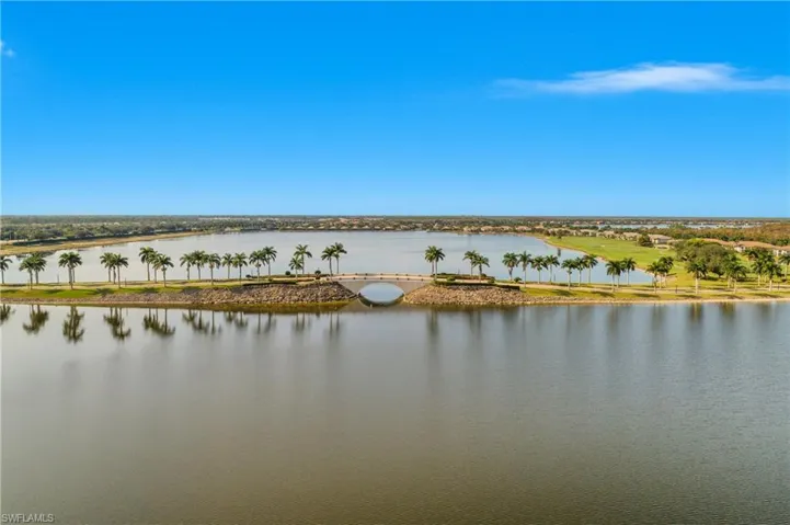Water view of the community bridges