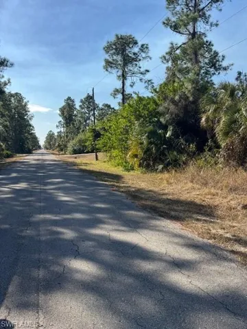 View of asphalt street