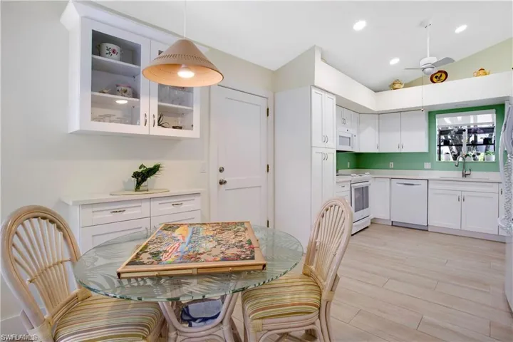 Beautifully renovated kitchen with breakfast room.