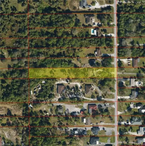 Map / location featuring property parcel outlined