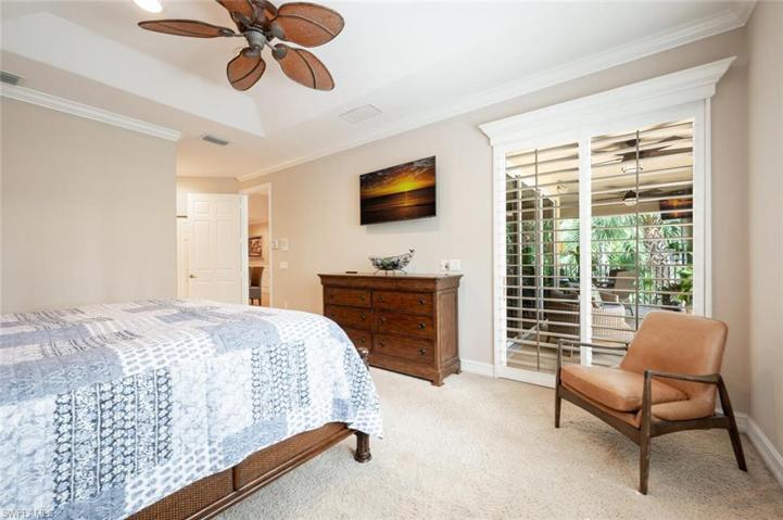 Owner's Bedroom has Sitting Area & Opens Onto Lanai.