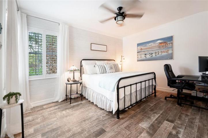 Guest Bedroom. Upgraded Wood Look Tiles.