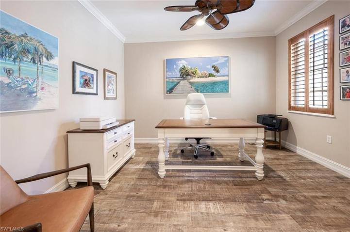 Den/Office. Upgraded Wood Look Tiles.