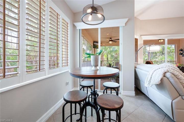 Kitchen Nook Opens Onto Lanai.