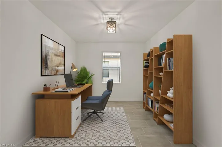 *Virtually Staged Office*