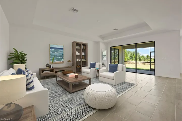 *Virtually Staged Living Room*