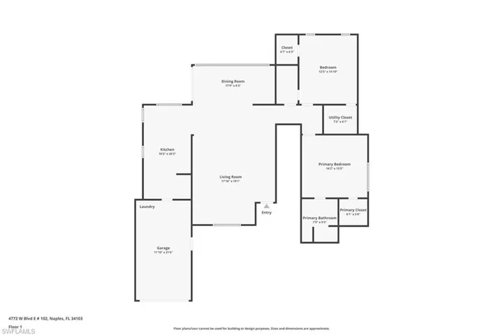 View of room layout
