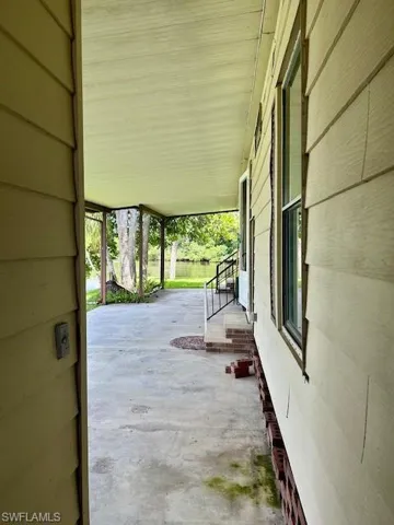 View of patio