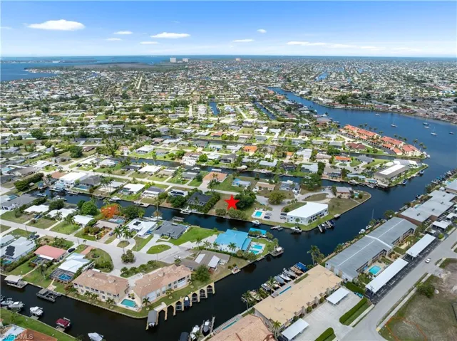 Aerial view of navigation to the West/Northwest to Bimini Basin and then to open water