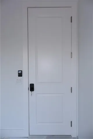 Garage leading to kitchen