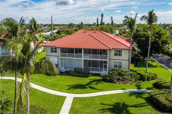 Back of Condo with path to the water