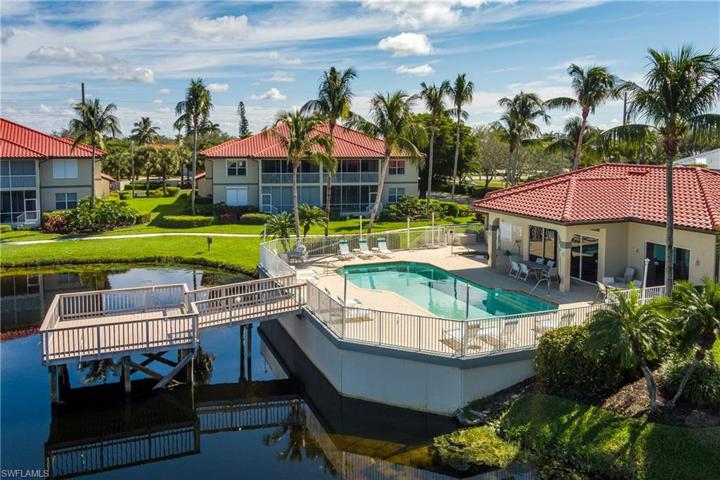 community house, pool and lake
