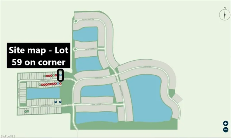Site map - lot 59 corner