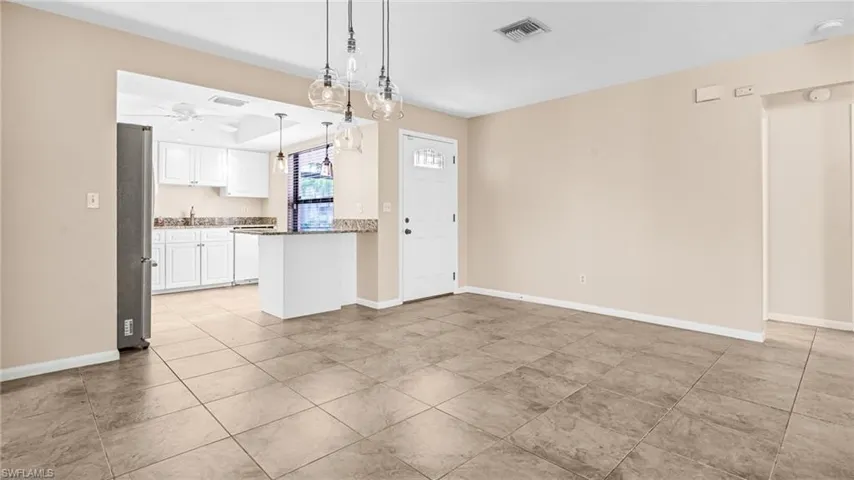 Front entryway/dining