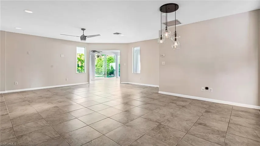 Spacious and bright living areas
