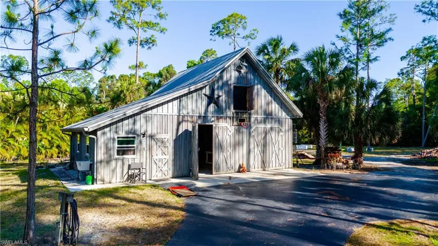 View of barn