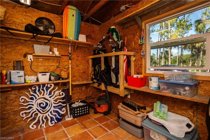View of storage area