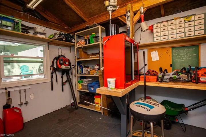 View of storage area