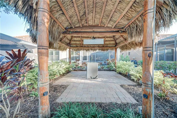 View of patio