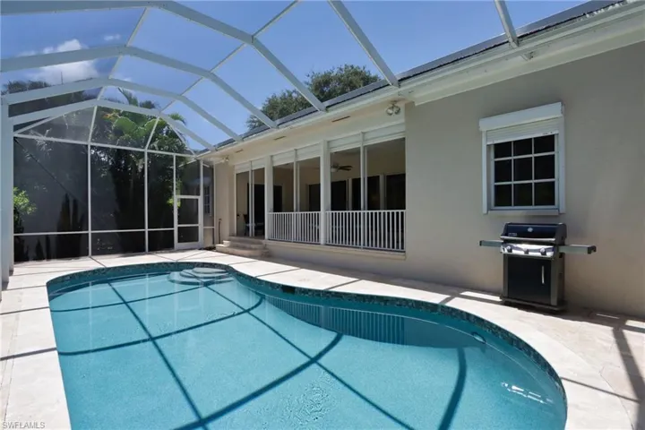 BBQ in Screened Lanai