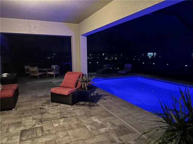 Red Cushioned Patio Set Conveys