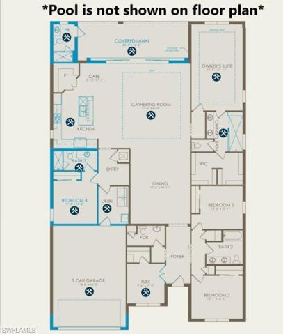 Floor plan *does not show pool on floor plan*