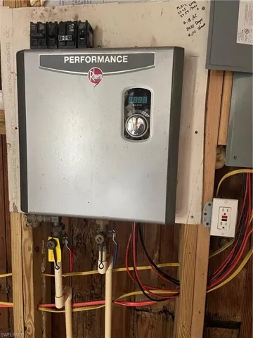 Utilities featuring water heater