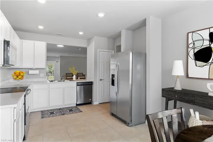 Kitchen Virtually staged