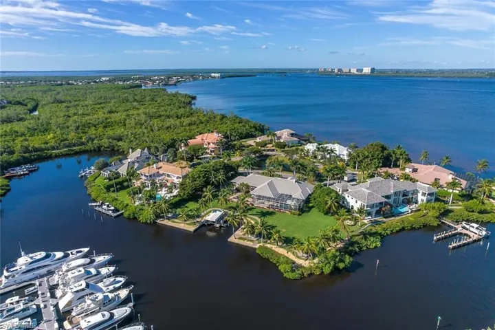 St. Charles Harbour provides easy deep water access to the Gulf of Mexico