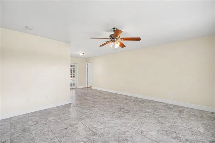 Spacious living area