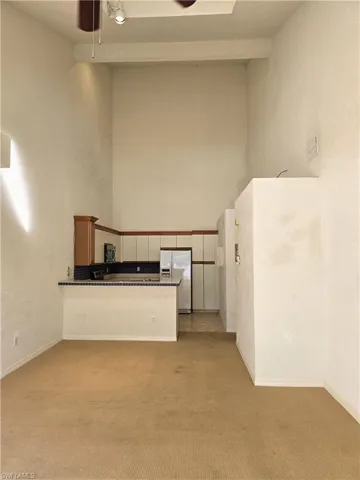 Kitchen with room above for loft