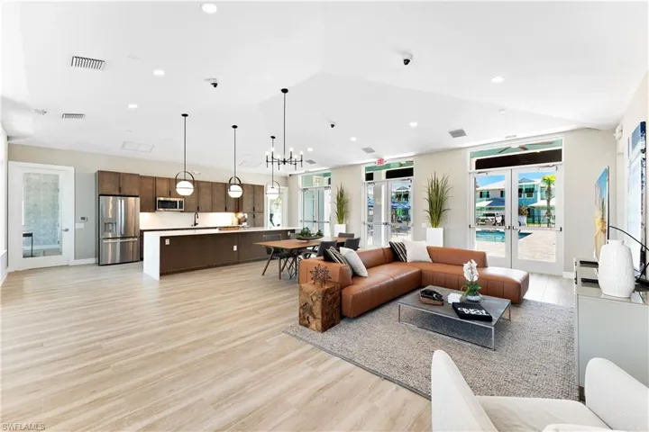 Modern Community Clubhouse Social Lounge