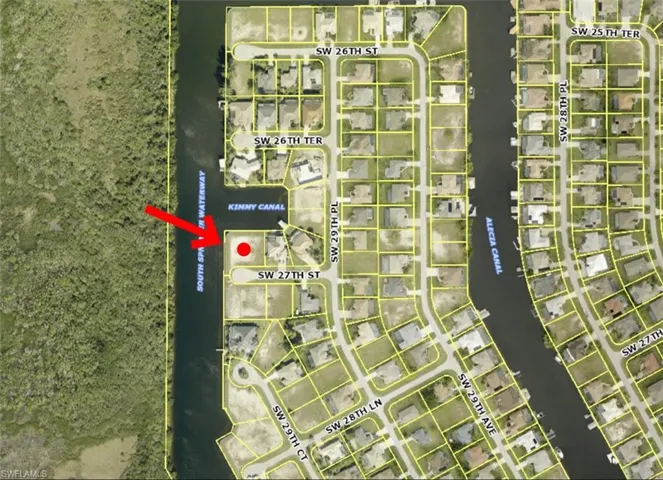 Map of property location, medium zoom.