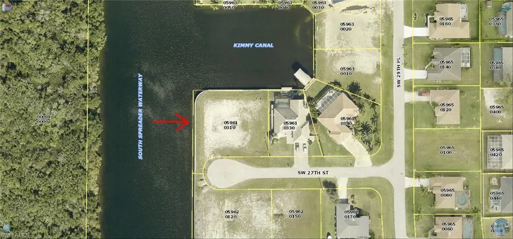 Map of property location, high zoom.