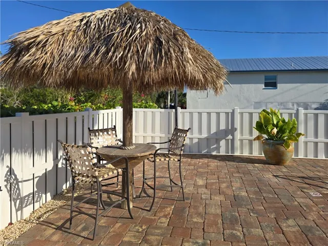 Tiki Huts at pool area