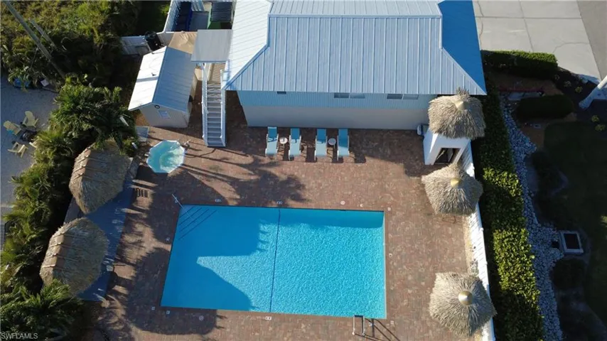 View on the community pool