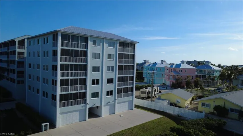 Southern exposure of the building