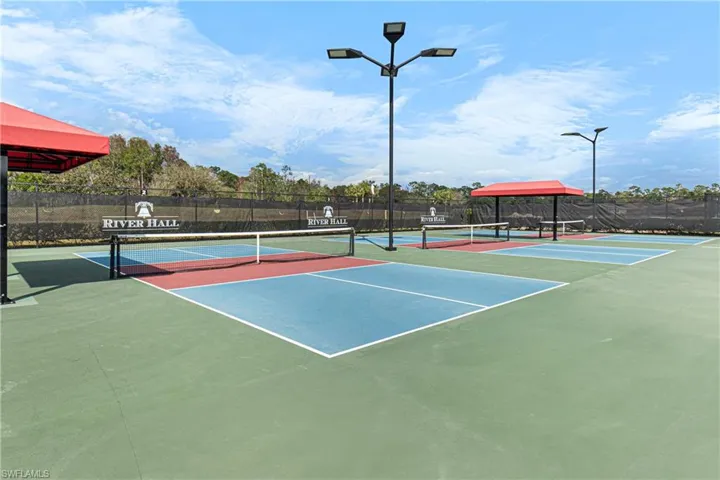 View of Pickleball court