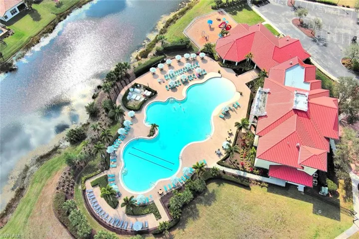 Aerial view of Community Pool