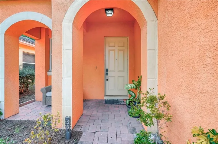 View of exterior entry