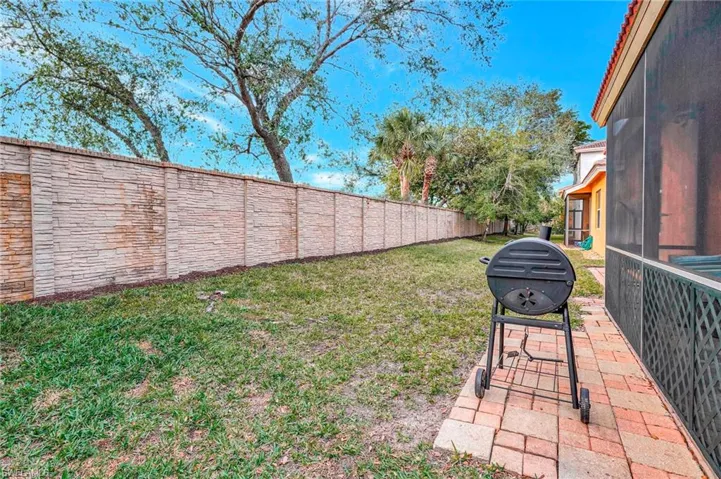View of yard featuring a patio