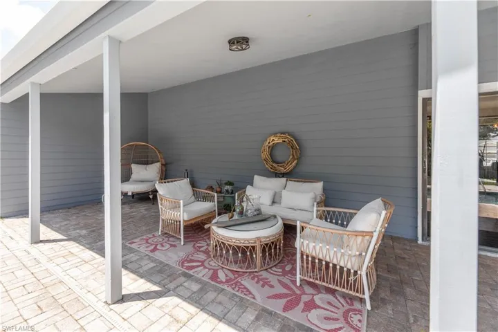 View of patio
