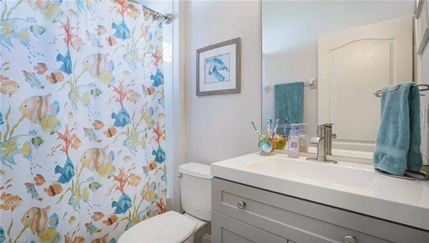 Bathroom between bedroom 3 & 4