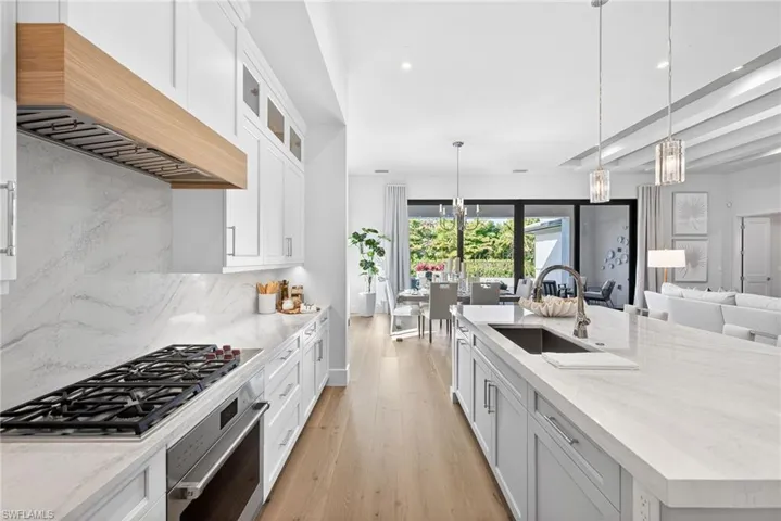 gourmet-inspired kitchen featuring Sub Zero and Wolf appliances