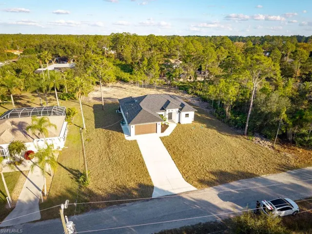 View from above of property