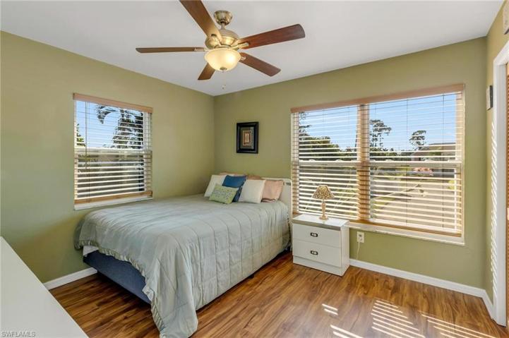 End-unit offers windows in all three bedrooms.