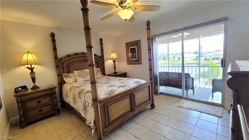 Primary Bedroom with sliders to lanai