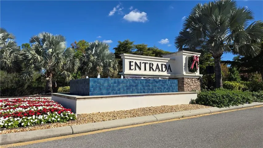 marquee for Entrada Gated community