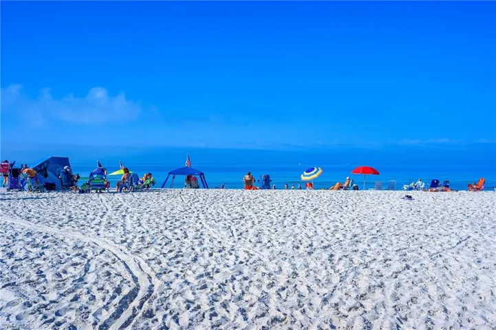 View of water feature of Vanderbilt Beach