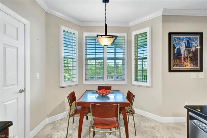 Breakfast nook and Shutters